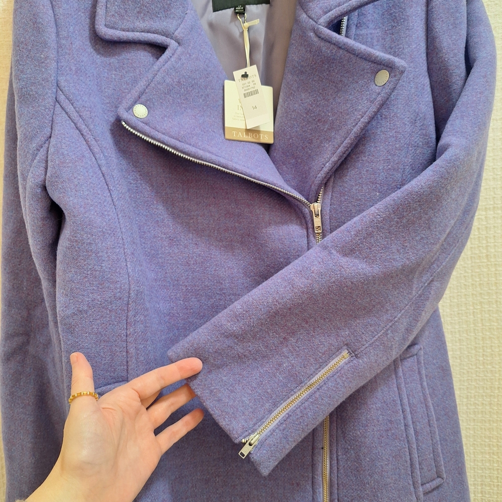Talbots Women's Lavender Pea Coat